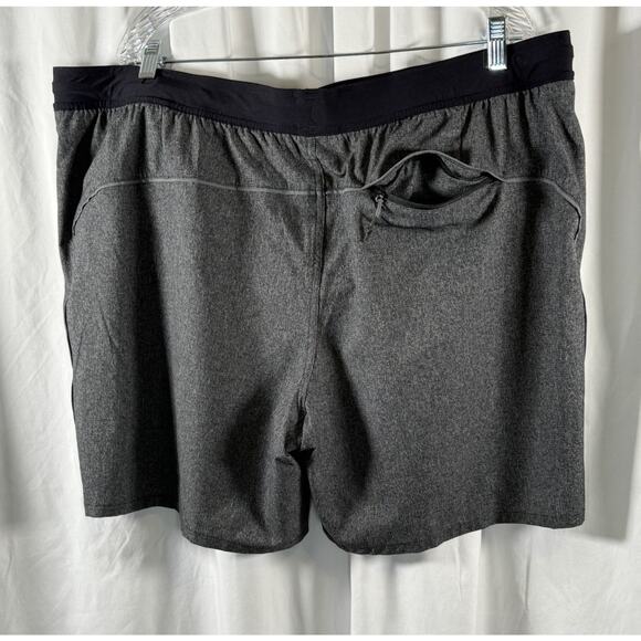 Under Armour Compression Lined Volley Swim Trunks, Heather Gray,Sz: XXL, 87-26 - Picture 15 of 16